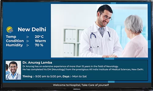 43 Inch Commercial Display for Retail Design, Exhibition Design and Digital Signage Solutions in India