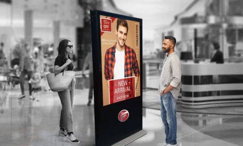 43 Inch Commercial Display for Retail Design, Exhibition Design and Digital Signage Solutions in India